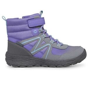 Merrell Big Kid's Polar Trekker Snow Boot 🥾in Gray/Purple/Turquoise BRAND NEW